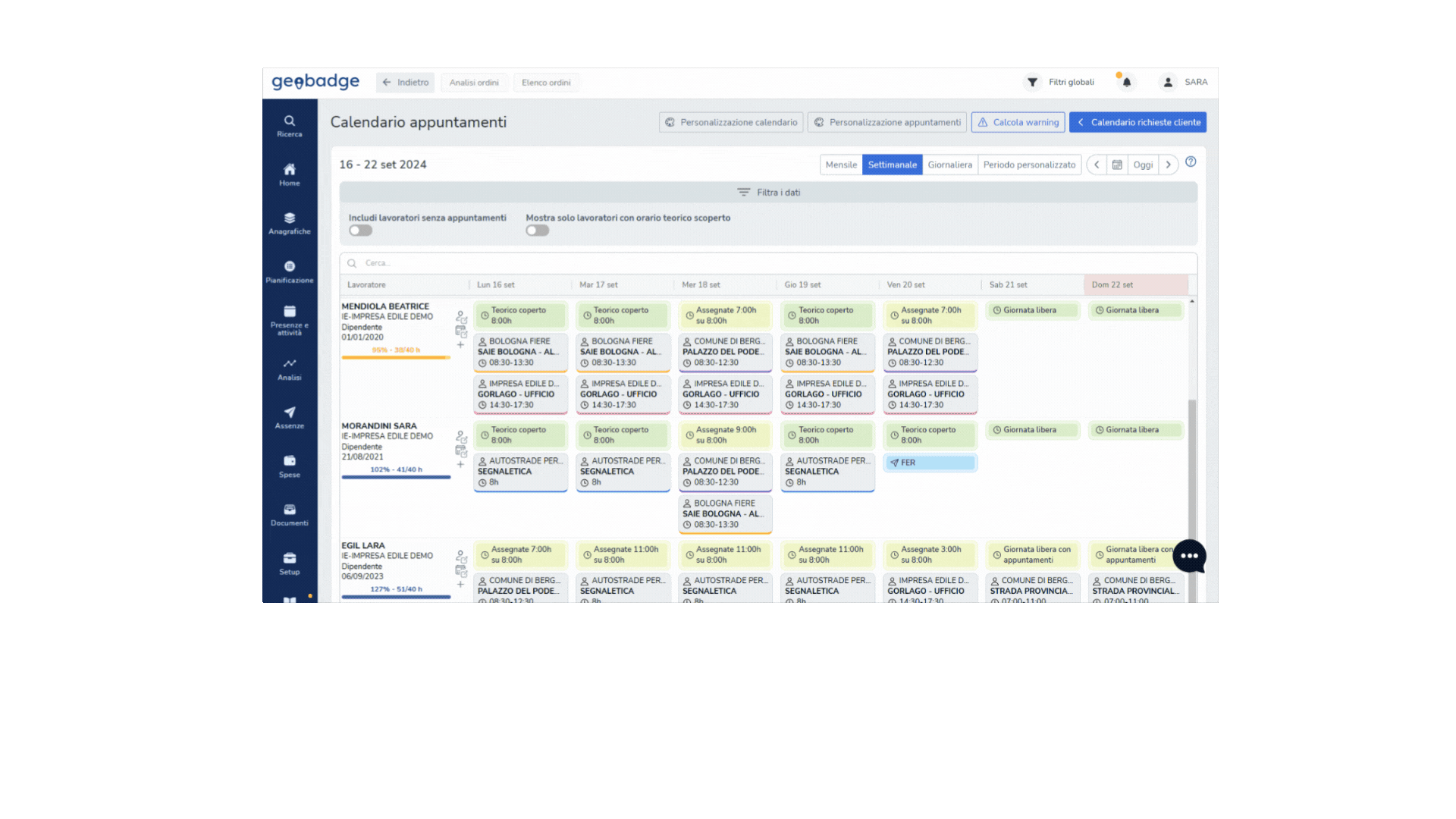 appointment calendar